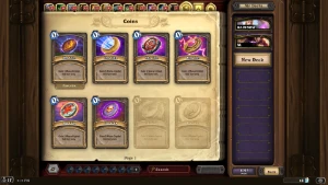 Hearthstone 9 Golden Heroes+Skin And Cards - Blizzard