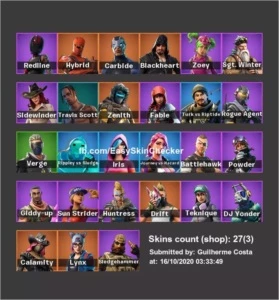 conta fortnite