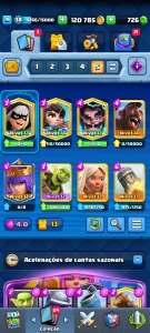 Conta Clash Royale lvl 38