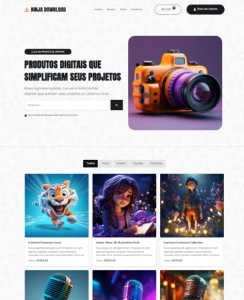 Template Loja Digital Woocommerce - Wordpress + Elementor - Others