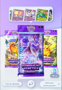 Pokémon Tcg Pocket - Mewtwo Crown E Imersivo Mew Chines - Outros