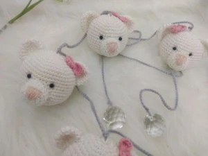 Varal de Berço com Amigurumis - Artesanato e Personalizados
