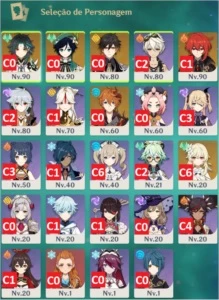 Genshin Xiao, Venti, Zhongli, Diluc, Tartaglia, Aloy + Armas - Genshin Impact
