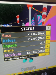 Conta Blox Fruit nivel MAX - Roblox