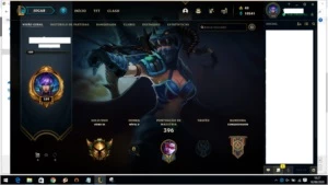 CONTA GOLD 3 VARIAS SKIN - League of Legends LOL