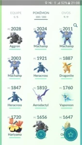 Conta de Pokémon GO