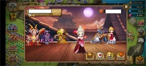 Summoners War Global C2 com Alexandra Leo Tiana Seara Bastet
