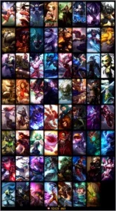 Conta Plat 3  63 skins com todos os champs - League of Legends LOL