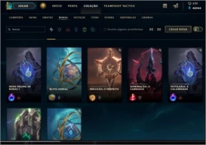 CONTA LOL , ALL CAMPEÕES/RUNAS, + 299 SKINS - VENDA URGENTE - League of Legends