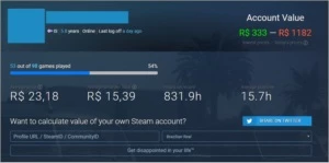 Conta Steam 5 anos 67 jogos