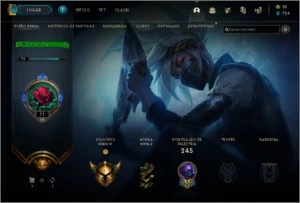 CONTA LOL LVL71 OURO IV - 29 SKINS 55CHAMPS - League of Legends