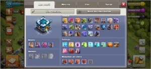 Conta clash of clans TH 13