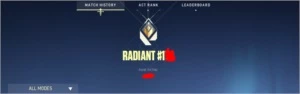 CONTA RADIANTE VALORANT MUITAS SKINS