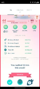 Conta Pokémon Go 44 Mew 100% e Charizard Shundo