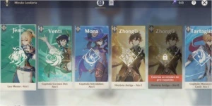 Genshin impact XIAO+LANÇA DE JADE+VENTI - Com muitas missões