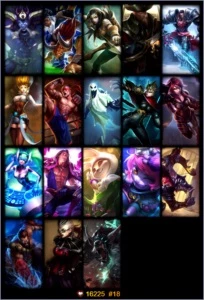 CONTA LVL 40 +- 110 Champs 18 skins, 2 ultimate - League of Legends LOL