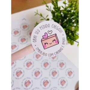 Adesivos Oba, Seu Pedido Chegou - Artesanato e Personalizados