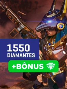 1550 Diamantes Free Fire + 265 bônus!