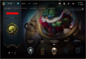 CONTA SUPER RARA COM CORKI UFO E ELISE VITORIOSA - League of Legends LOL
