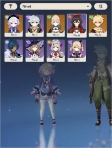 Conta [RA 10] Qiqi + Razor + Jean - Genshin Impact