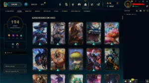 Conta LoL + VALORANT com diversas skins e todos os champs - League of Legends