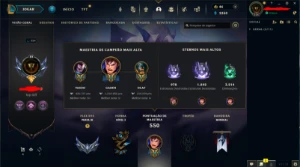 Conta LoL + VALORANT com diversas skins e todos os champs - League of Legends