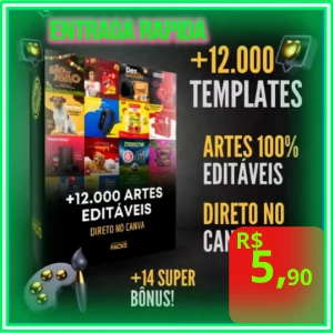 + 12.000 Posts Prontos (Canva) 100% Editaveis + Bônus - Outros