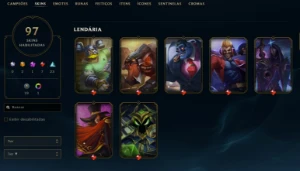 Conta League of Legends Full Acesso 3URS Corki UFO e outras LOL