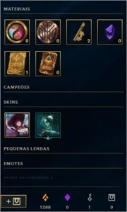 Conta lv 20 com algumas skins - League of Legends LOL