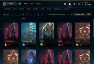 Conta Com Todas as Skin - League of Legends LOL