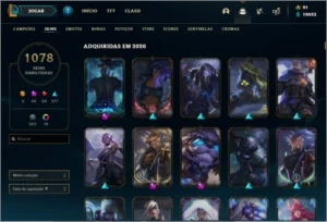 Conta Com Todas as Skin - League of Legends LOL