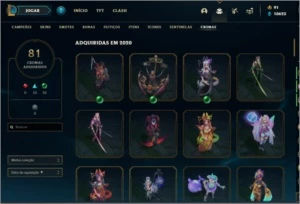 Conta Com Todas as Skin - League of Legends LOL