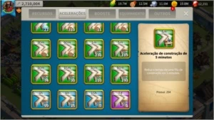 CONTA RISE OF KINGDOMS LVL18 VIP 3M POWER + 12K GEMAS - Outros