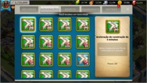 CONTA RISE OF KINGDOMS LVL18 VIP 3M POWER + 12K GEMAS - Outros