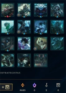 Skins Seraphine K/DA e Riot Graves (Sem Email) - League of Legends LOL