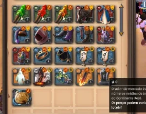 Conta albion online end game 600m de Fama faz de tudo