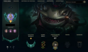 Conta Lol Platina Braba !!! - League of Legends