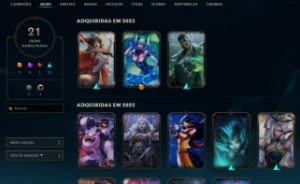 Conta Lol Platina Braba !!! - League of Legends