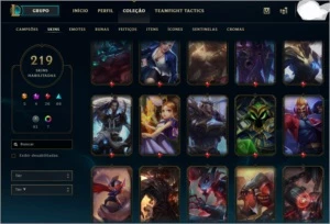 Conta com 219 skins 5 ultimates e mais! - League of Legends LOL