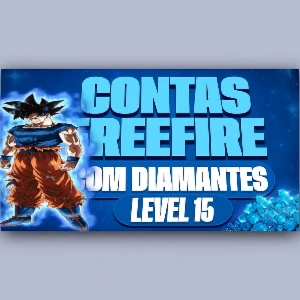 Contas Free Fire nível 20 + 1000 DIAMANTES + TROCA NICK