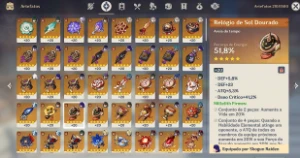 AR 59 - 24 Personagens 5star e 11 Armas 5stars - ENDGAME - Genshin Impact