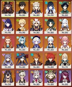 AR 59 - 24 Personagens 5star e 11 Armas 5stars - ENDGAME - Genshin Impact