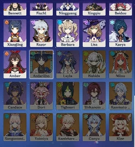AR 59 - 24 Personagens 5star e 11 Armas 5stars - ENDGAME - Genshin Impact