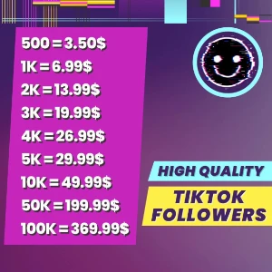 Tiktok Followers , Fast delivery - Redes Sociais