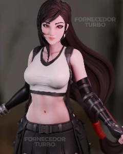 Tifa + Nsfw - Final Fantasy - Arquivo .Stl Para Impressão 3D - Others