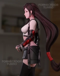 Tifa + Nsfw - Final Fantasy - Arquivo .Stl Para Impressão 3D - Others