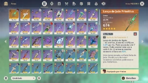 Imperdível AR55 Nahida C1, Zhongli e muito mais - Genshin Impact