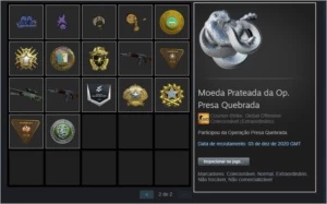conta steam lvl 44 focada em cs go mult medalhas - Counter Strike
