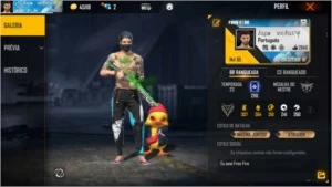 vendo conta com angelical masculina negociavel - Free Fire