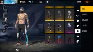 vendo conta com angelical masculina negociavel - Free Fire